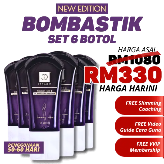 XBOOSTER PLUS BOMBASTIK (6 BOTOL)