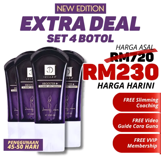 XBOOSTER PLUS EXTRA (4 BOTOL)