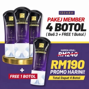 Promo October Beli 3+Free 1 (4 Botol - RM190)