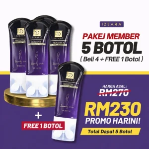 Promo October Beli 4+Free 1 (5 Botol - RM230)